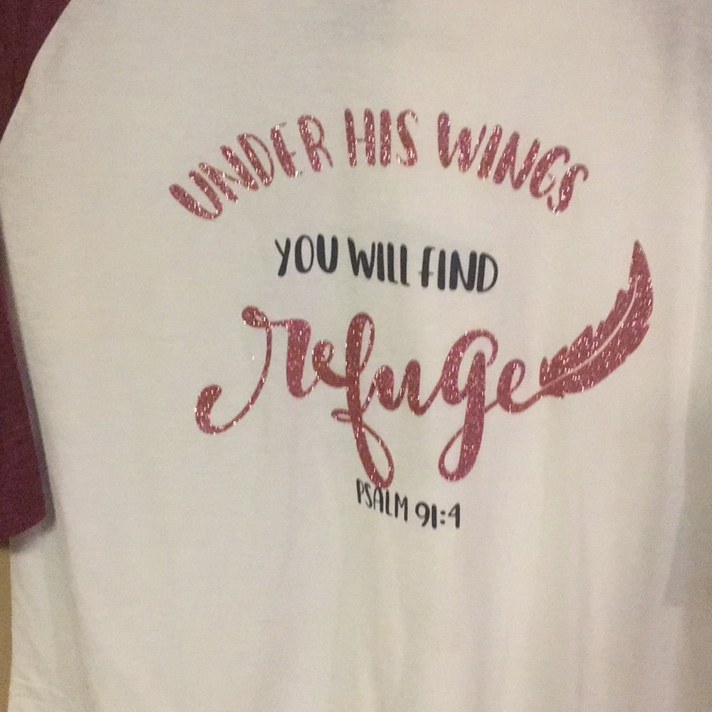 3/4 sleeve tee shirt